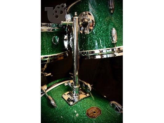 PoulaTo: GRETSCH VINTAGE JAZZ ΣΕΤ ΚΙΤ 18 12 14 14 πράσινο Glitter